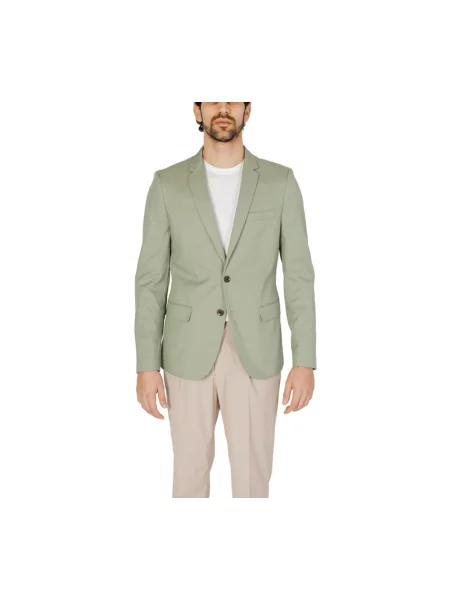 Marynarka Antony Morato casual zielona