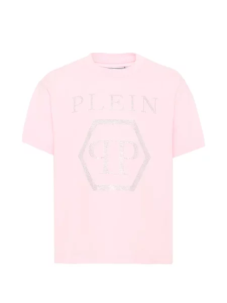 Koszulka dziecięca Philipp Plein różowa