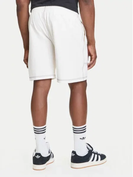 ADIDAS ORIGINALS Hlače Essentials črna / naravno bela