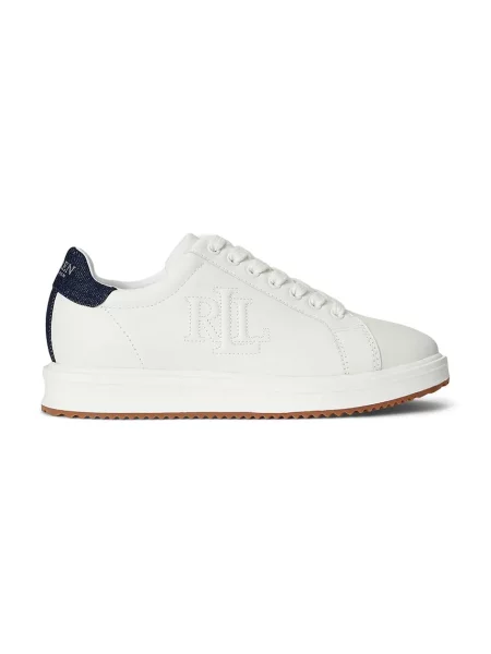 Tenisky Lauren Ralph Lauren Ainsley biela