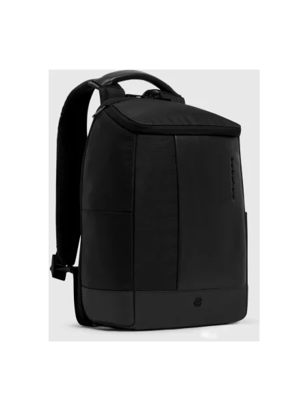Torba na laptopa Piquadro skórzana czarna