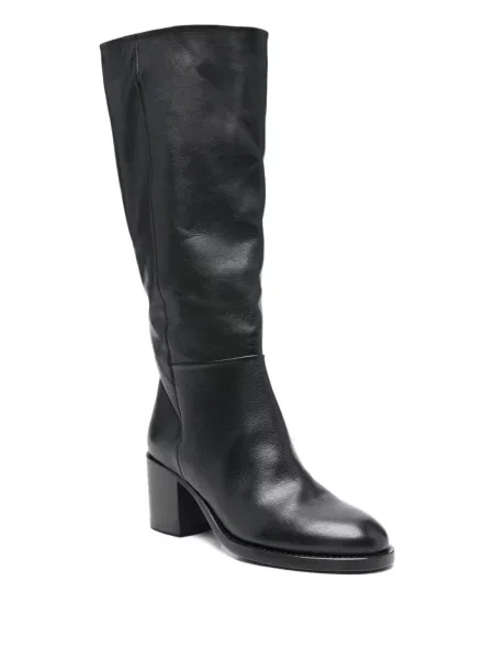Botine Pantanetti din piele negru