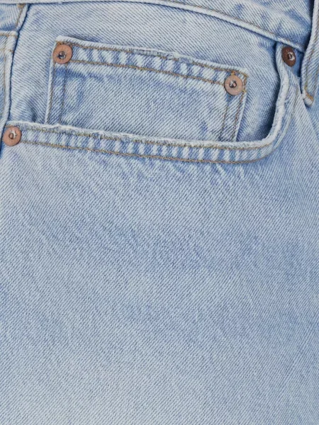 Džínové šortky Agolde modré