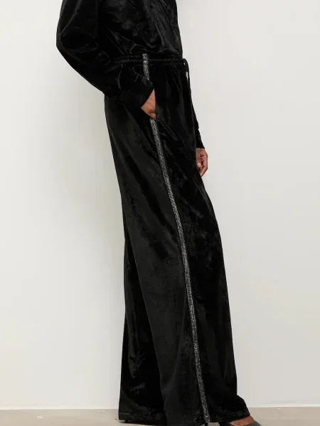 Answear.LAB pantaloni lat high waist negru