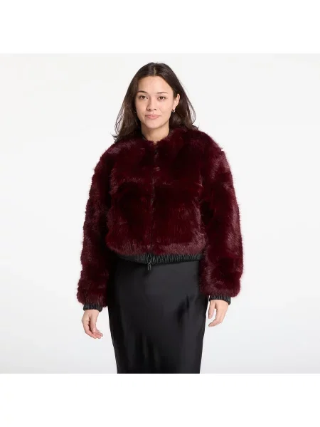 Яке бомбър Desigual RASPBERRY бордо преходен модел червено
