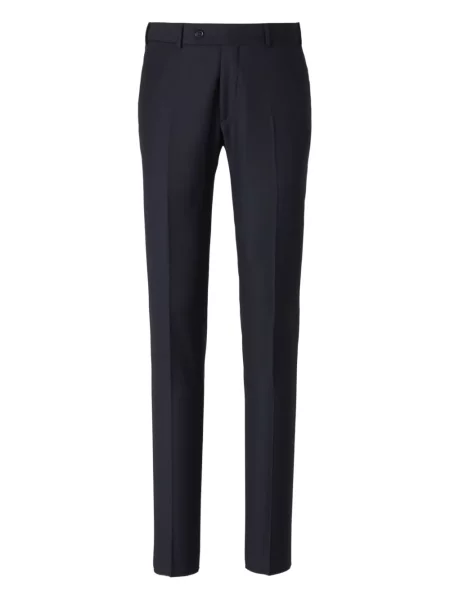 Pantaloni Scabal de lână albastru
