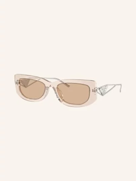 Prada Okulary Przeciwsłoneczne Pr beige beżowe