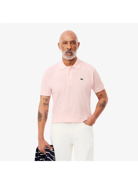 Lacoste поло чоловіче рожеве