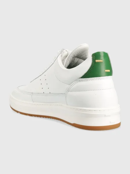 Kožené tenisky Filling Pieces Low Top Bianco bílé