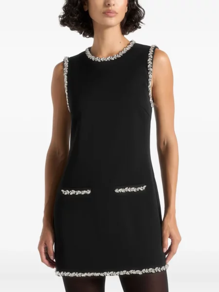 Rochie mini Manière De Voir de cristal de costum negru