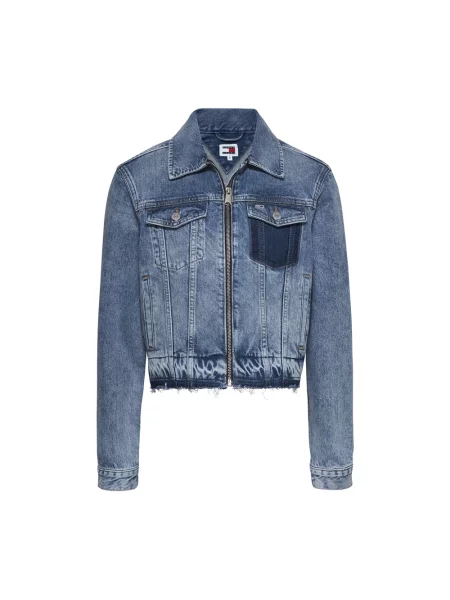 Tommy Jeans Kurtka jeansowa Izzie niebieski