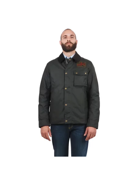 Woskowana kurtka Barbour zielona
