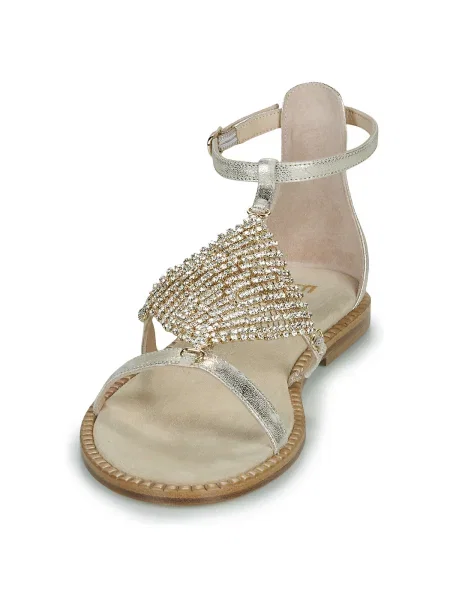 Pantofi Fru.it auriu