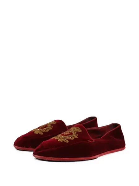 Βελούδινα σκαρπινια Dolce & Gabbana κόκκινο