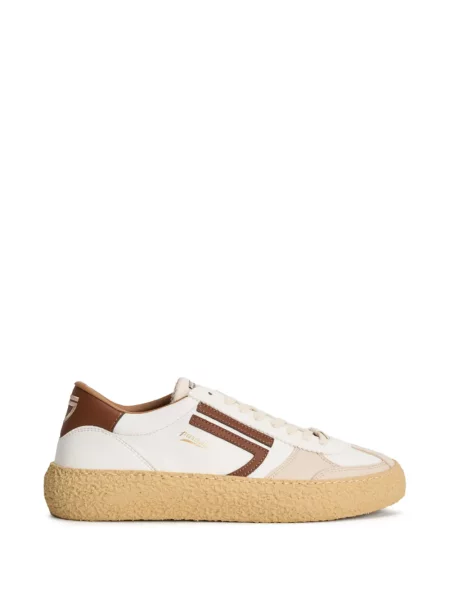 Sneakerși Puraai cu aplicații alb