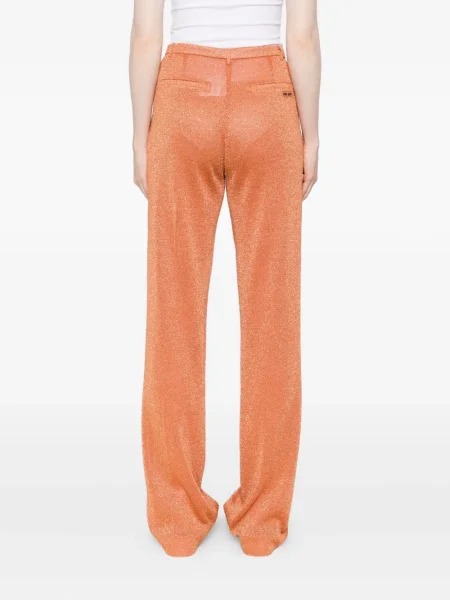 Pantaloni Miu Miu portocaliu