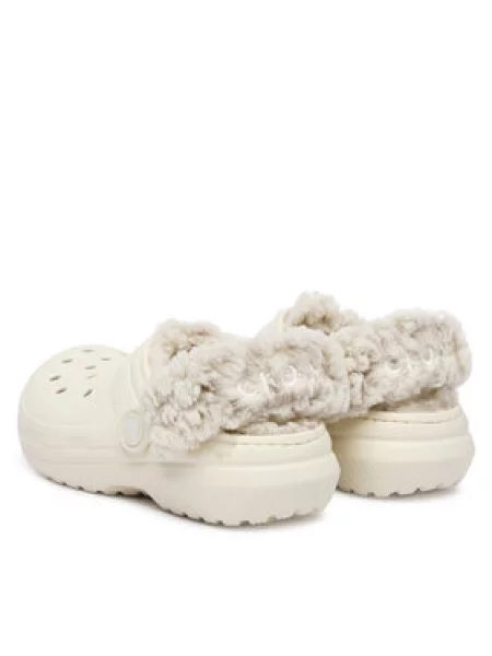 Crocs Papucs Classic Fleece Lined Clog K bézs