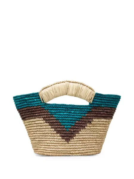 Geantă shopper Sensi Studio cu imprimeu geometric