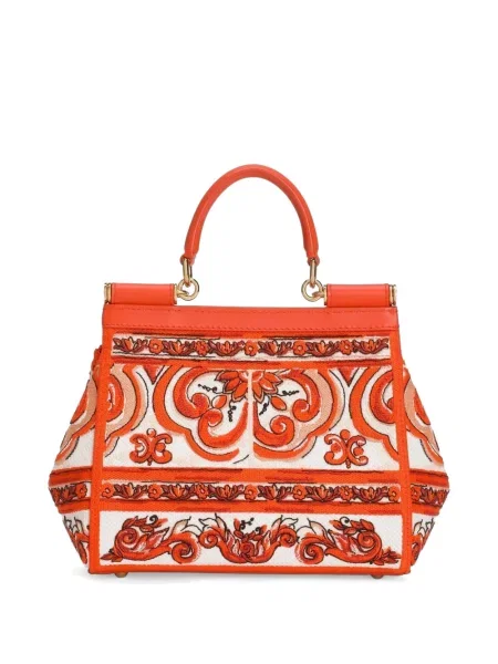 Чанта Dolce & Gabbana бродирана оранжево