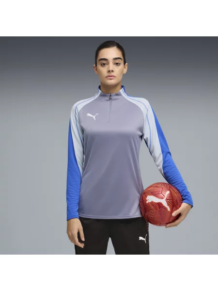 PUMA bluza piłkarska z zamkiem individualBLAZE Odzież S szary