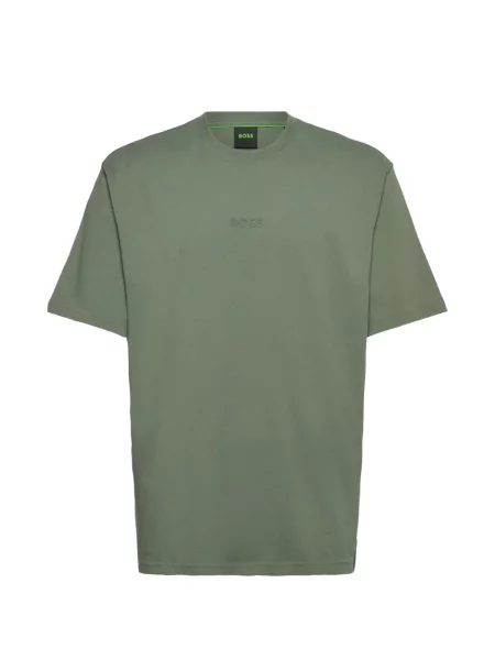 Tricou Boss cu autograf verde