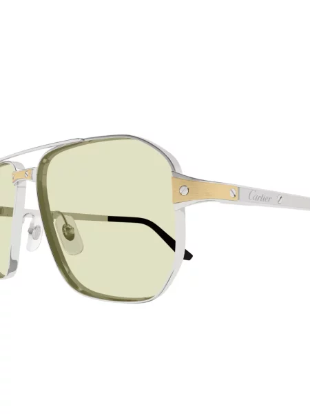 Ochelari de soare Cartier Eyewear argintiu