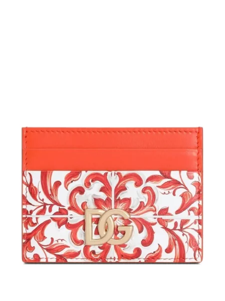 Portofel Dolce & Gabbana cu imagine portocaliu