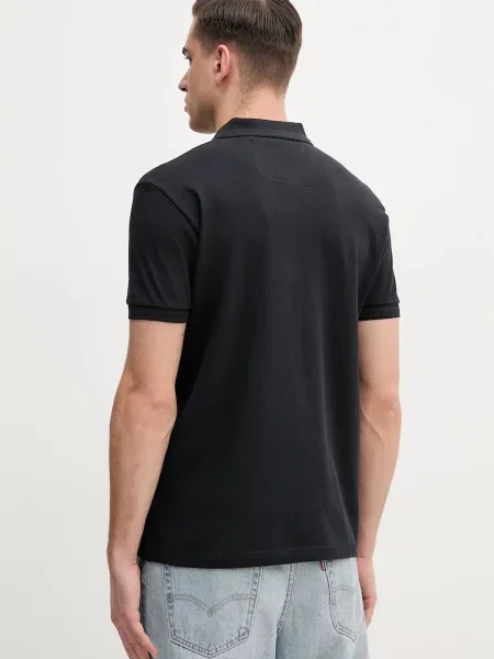 Tricou polo Boss Green verde