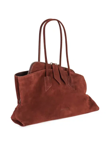 Torebka The Attico skórzana brązowa