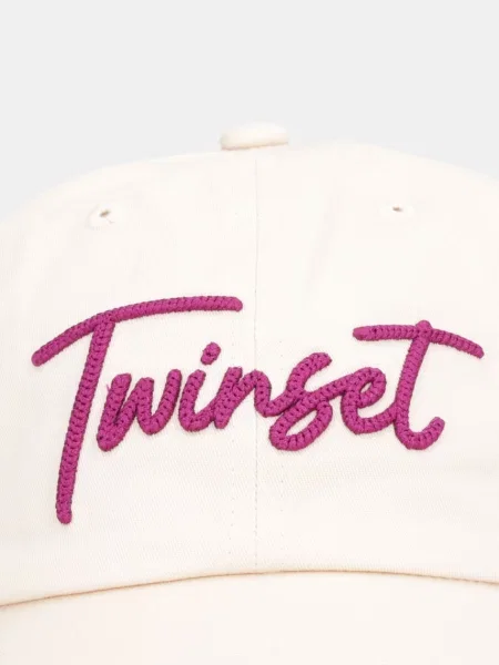 Twinset czapka z daszkiem beżowa