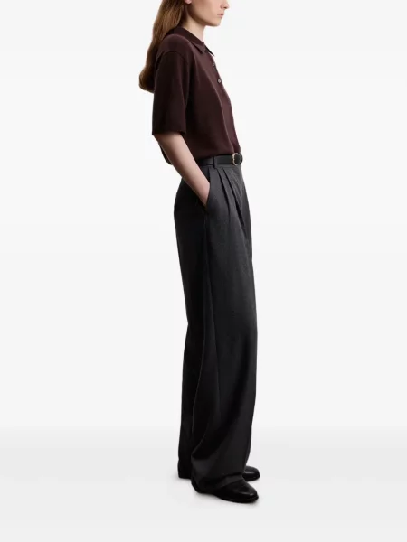 Плетен топ 12 Storeez кафяво