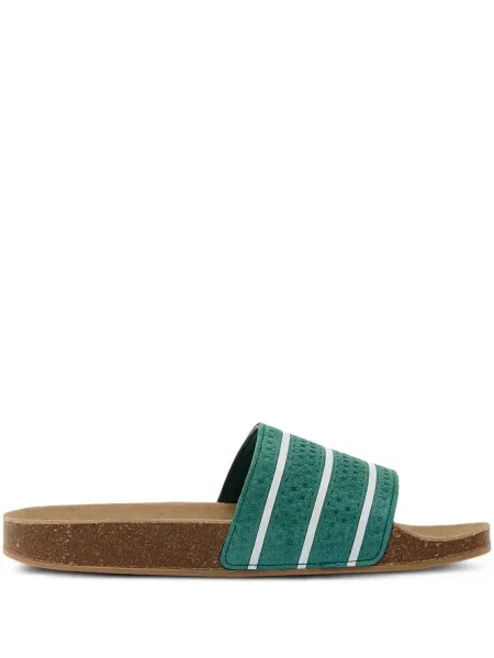 Кожени маратонки Adidas Adilette синьо