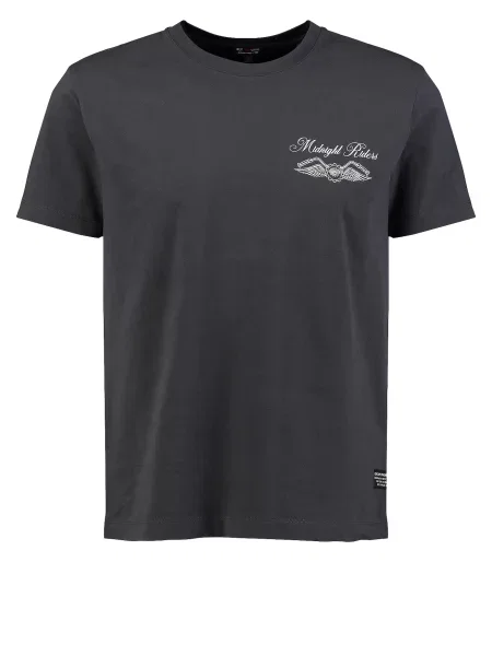 Key Largo Tricou gri alb