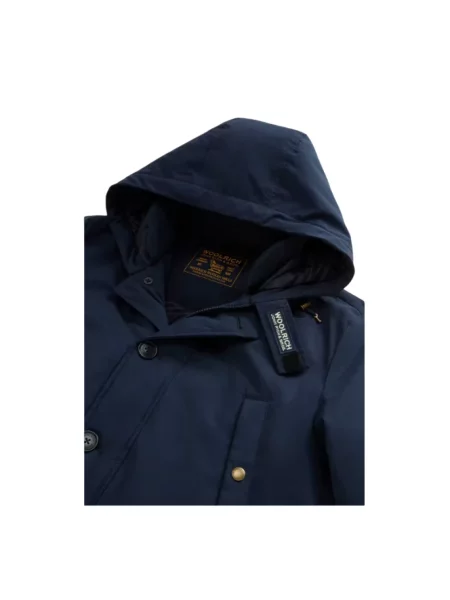 Lekka kurtka Woolrich niebieska