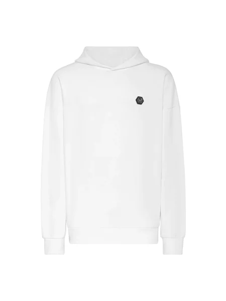 Bluza z kapturem Philipp Plein z kapturem biała
