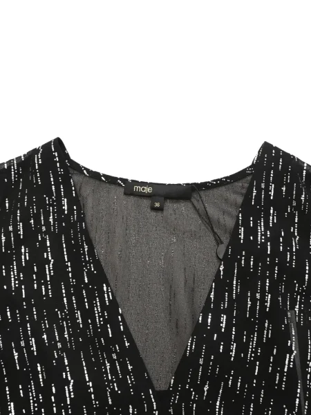 Rochie maxi Maje până la genunchi de costum negru