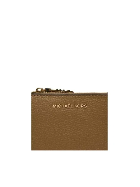 Portfel Michael Kors skórzany beżowy