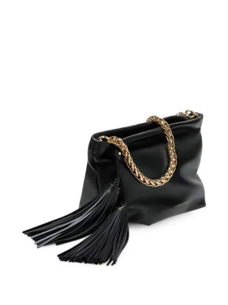 Geantă plic Carolina Herrera din piele negru