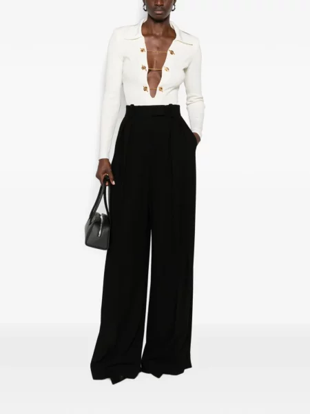 Body Elisabetta Franchi tricotate alb