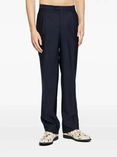 Pantaloni Etro de lână albastru