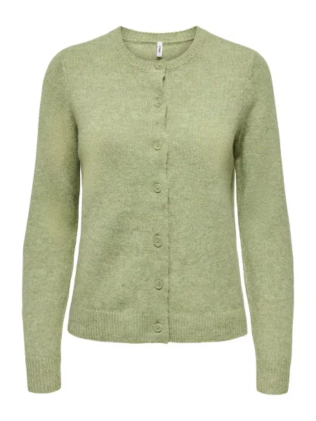 ONLY Geacă tricotată ONLOLIVIA deschis verde