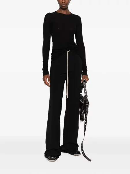 Pantaloni Rick Owens cu cordon negru