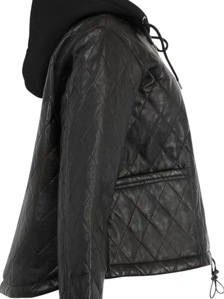 Geanta de piele R13 cu glugă negru