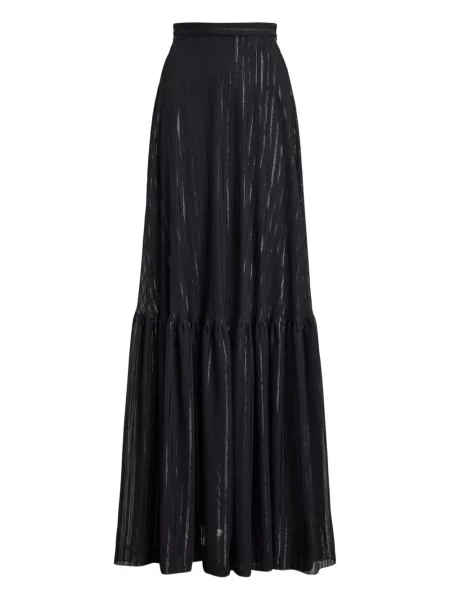 Fusta maxi Ralph Lauren Collection negru