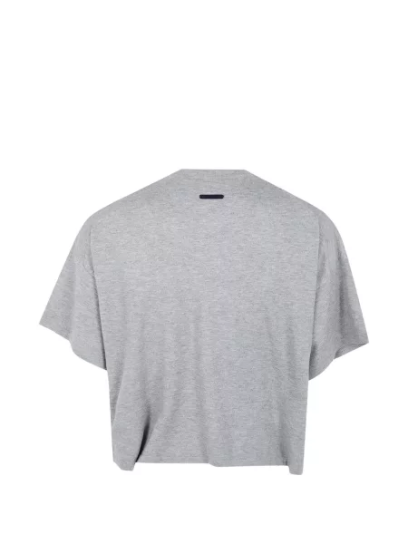 Μπλούζα Fear Of God Essentials με αυτόγραφο γκρι