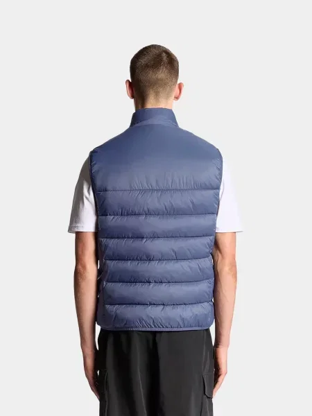 Утеплений жилет Lyle & Scott синій