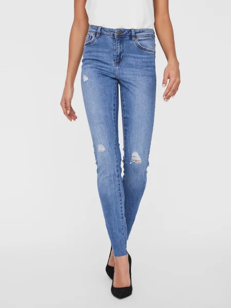 VERO MODA Jeans Tanya denim albastru