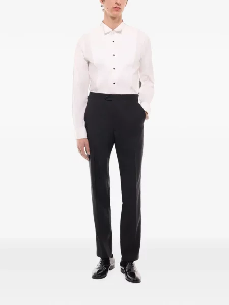 Pantaloni Fursac din satin negru
