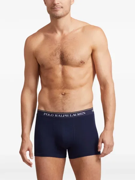 Curea Polo Ralph Lauren tricotate cu autograf cu șireturi albastru