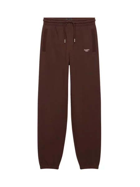 Superdry & Co Pantaloni Signature maro roz